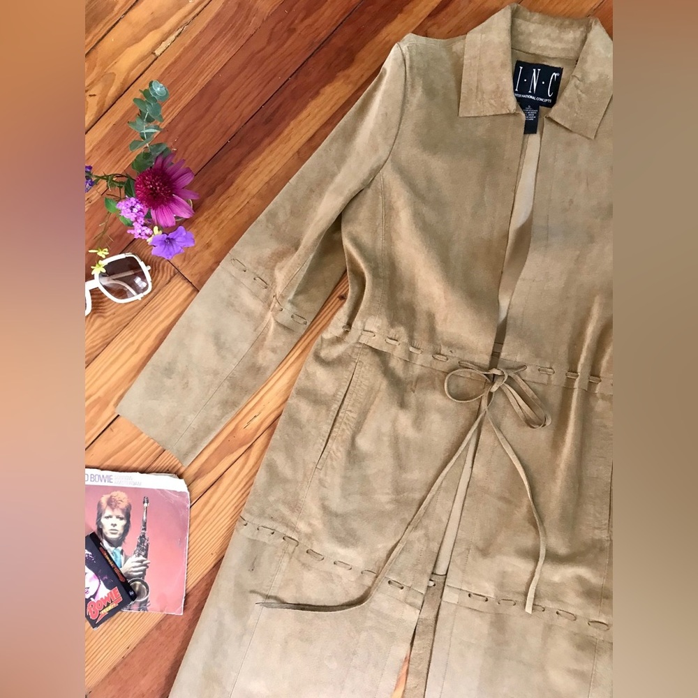 Vintage 70s Suede Long Coat - Boho/ Penny Lane/ Almost Famous vibes
